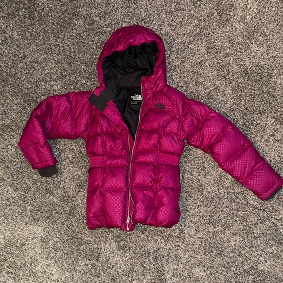 The Northface girls winter coat pink size Medium - Picture 1 of 9